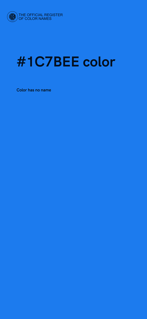 #1C7BEE color image