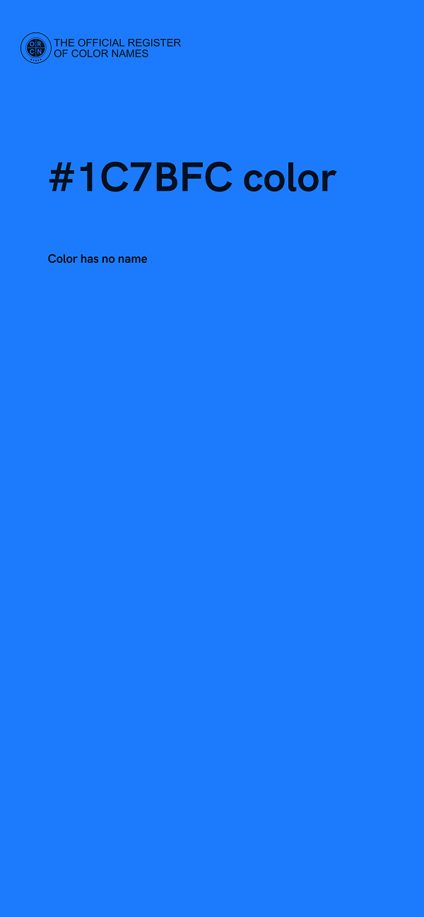 #1C7BFC color image