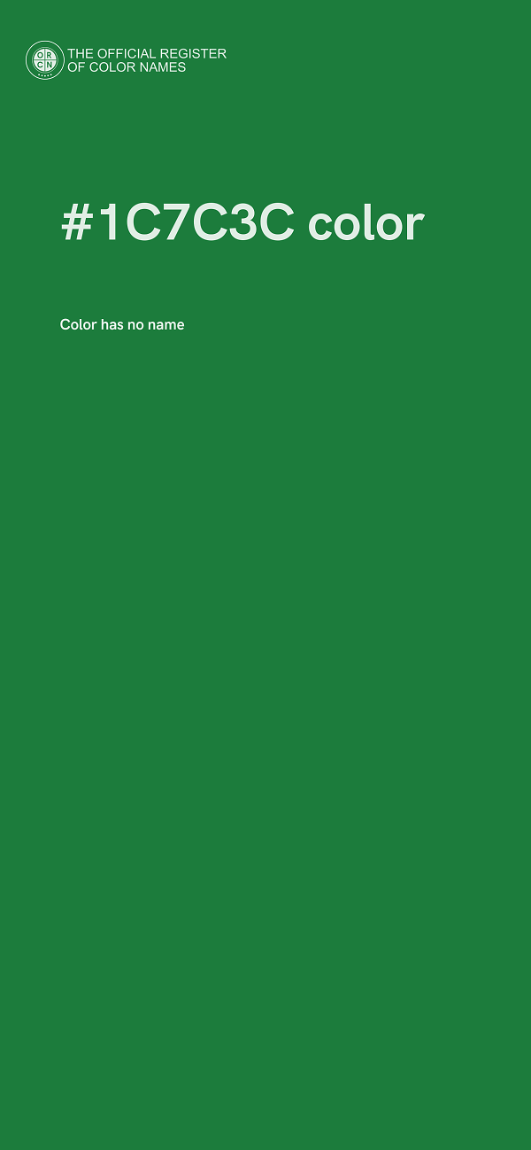 #1C7C3C color image