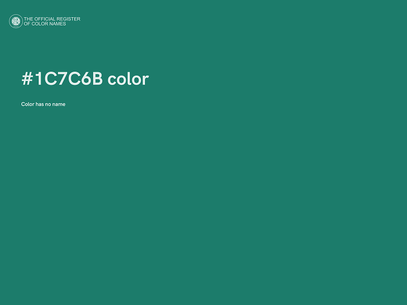 #1C7C6B color image
