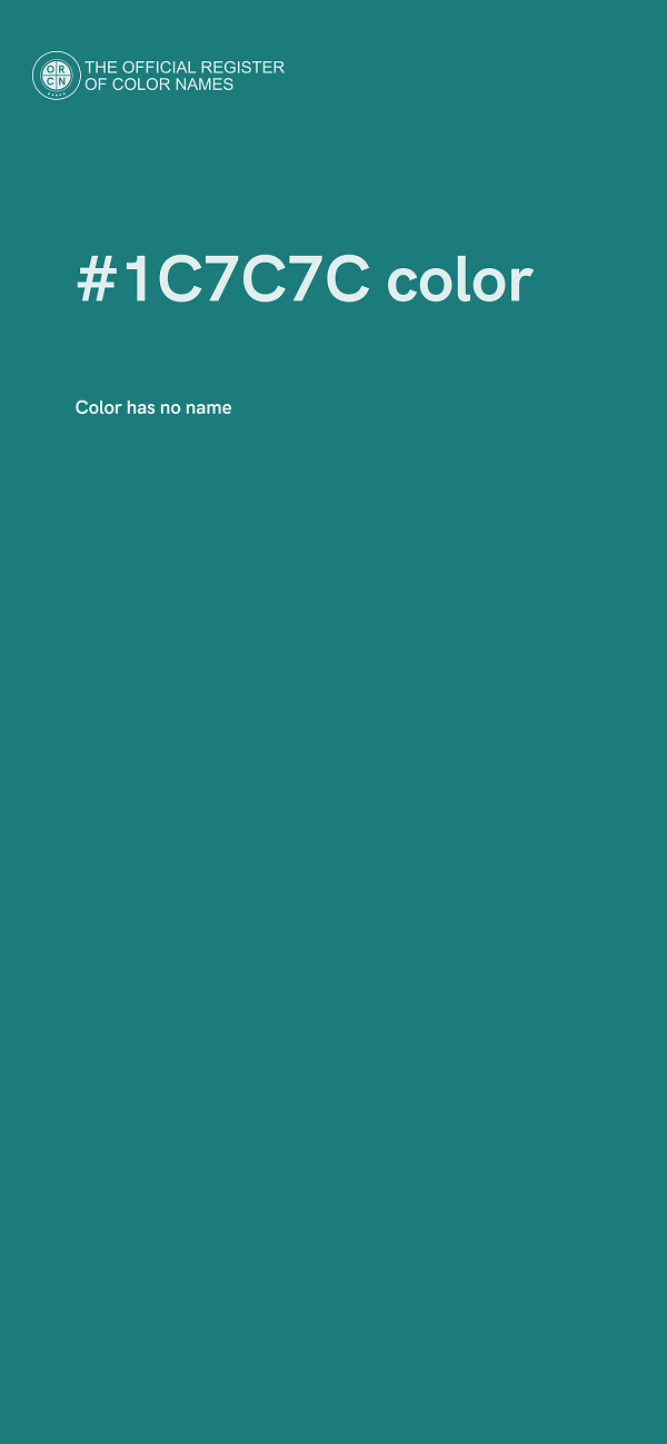 #1C7C7C color image