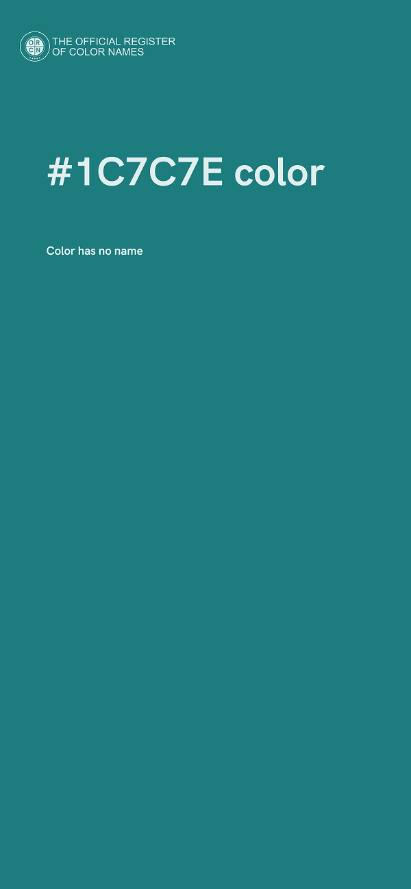 #1C7C7E color image