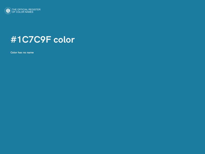 #1C7C9F color image
