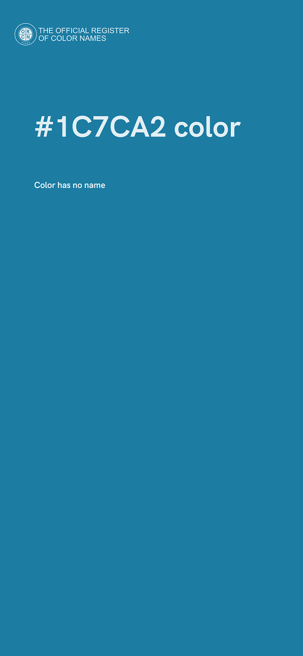 #1C7CA2 color image