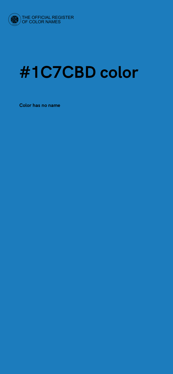 #1C7CBD color image