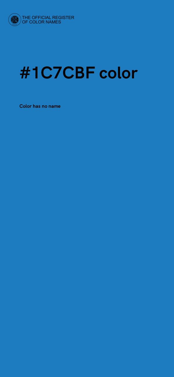 #1C7CBF color image