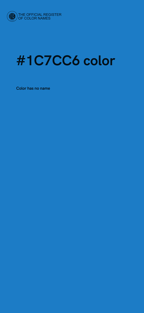 #1C7CC6 color image