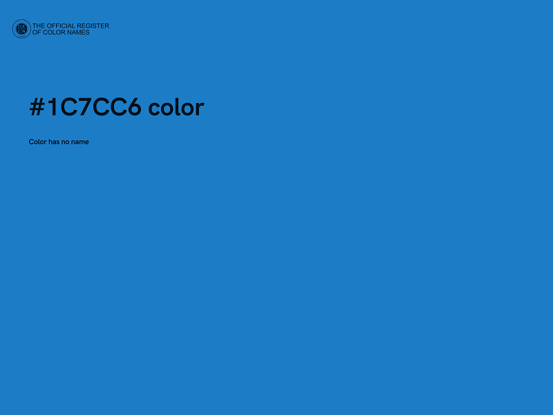 #1C7CC6 color image