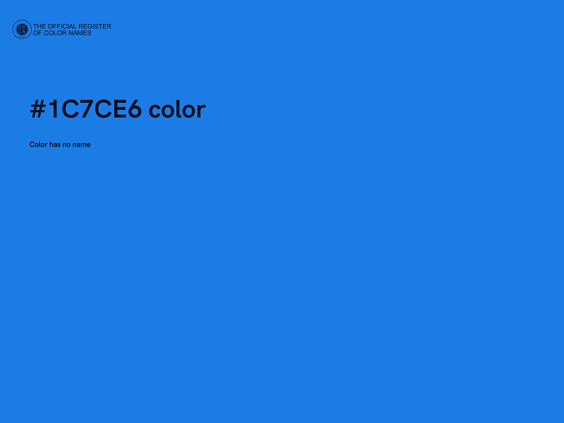 #1C7CE6 color image