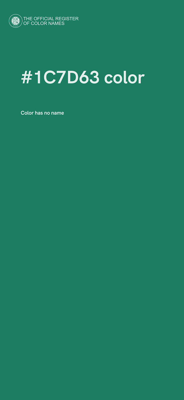 #1C7D63 color image