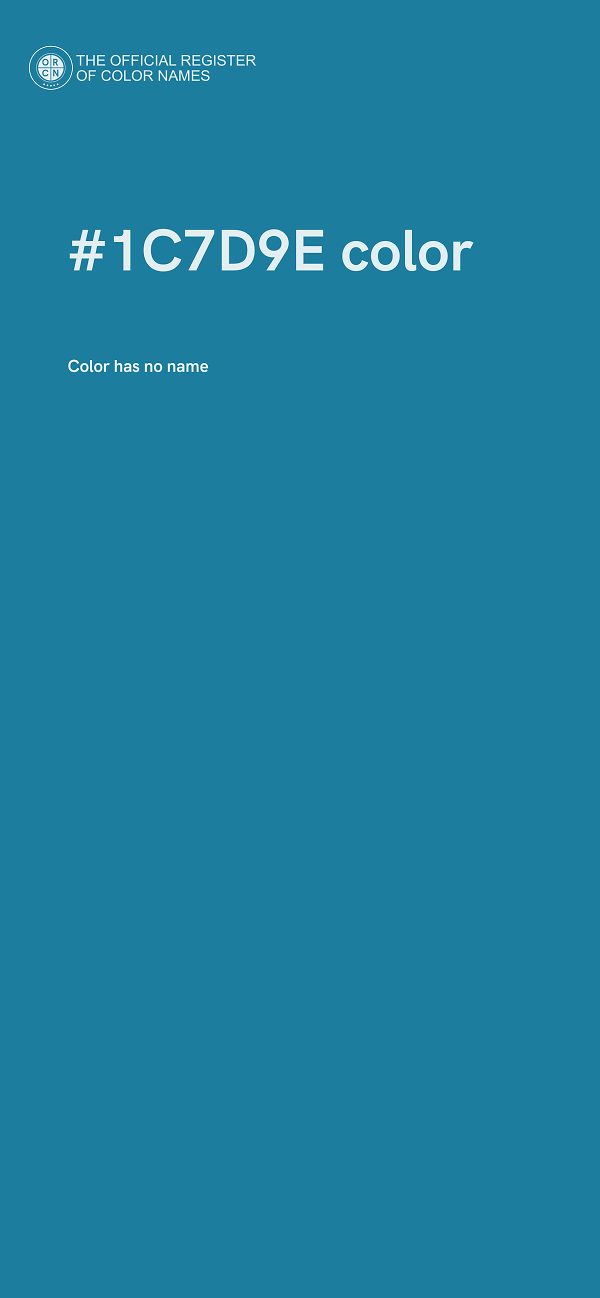 #1C7D9E color image