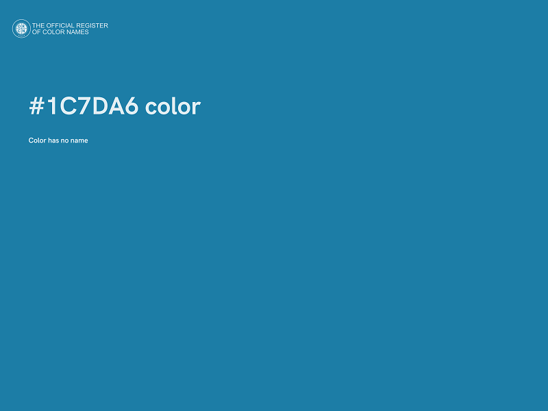 #1C7DA6 color image
