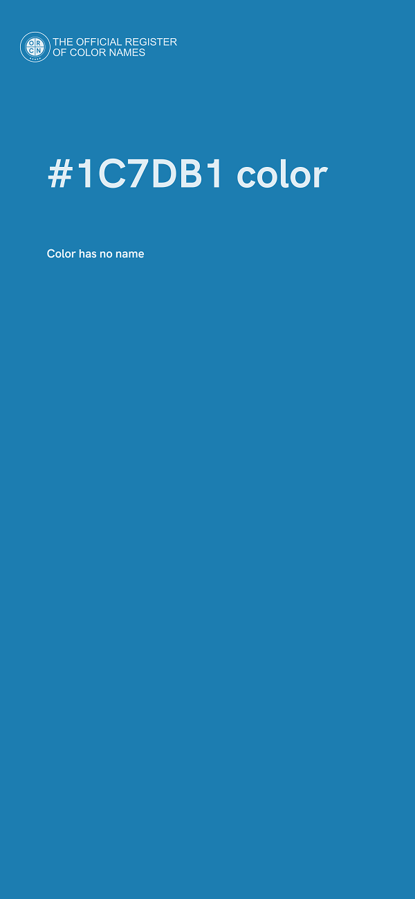 #1C7DB1 color image