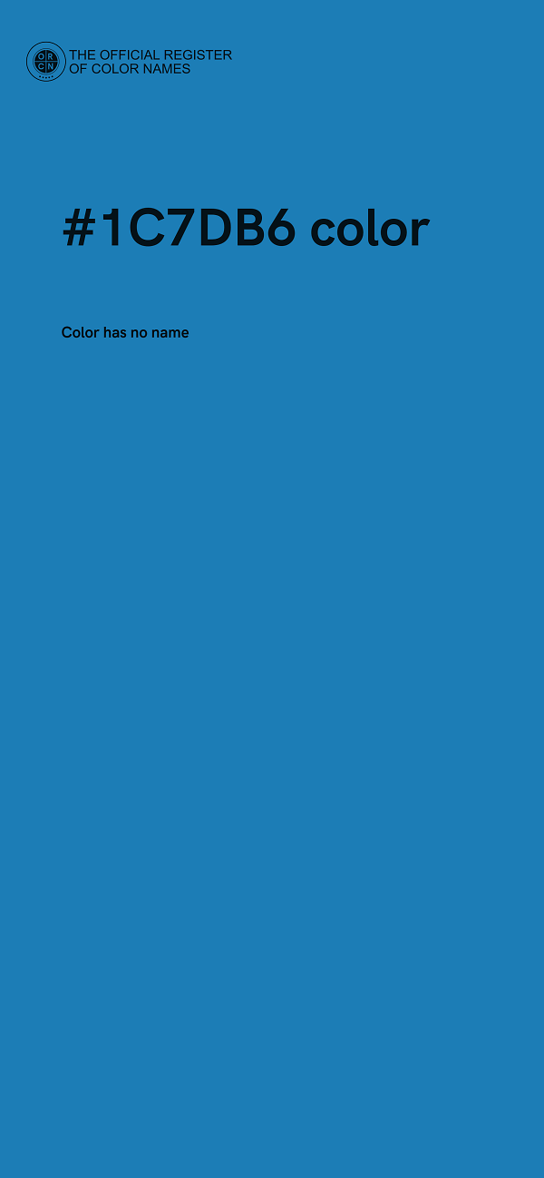 #1C7DB6 color image