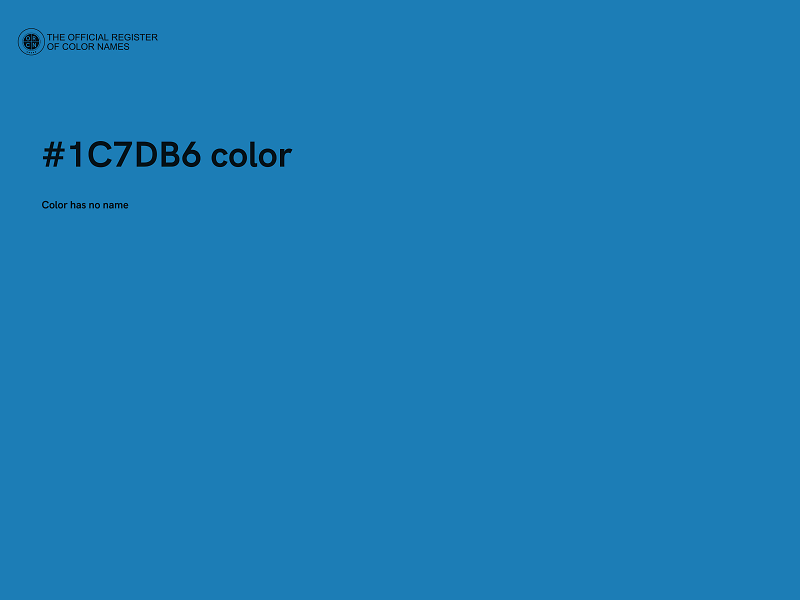 #1C7DB6 color image