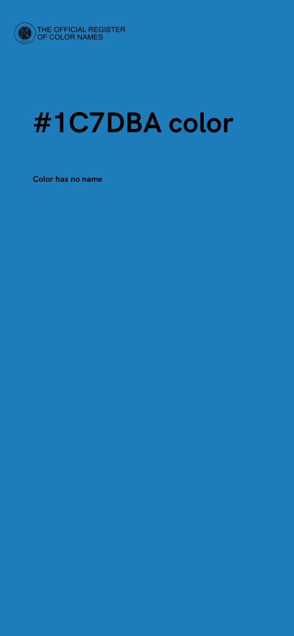 #1C7DBA color image