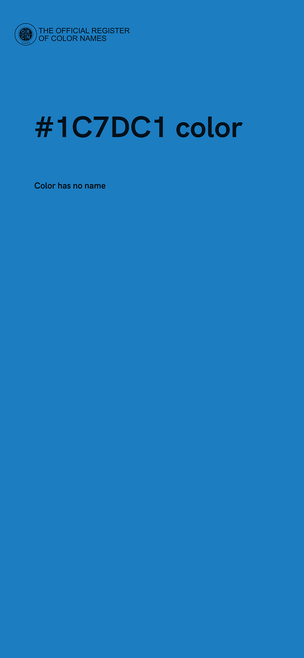 #1C7DC1 color image