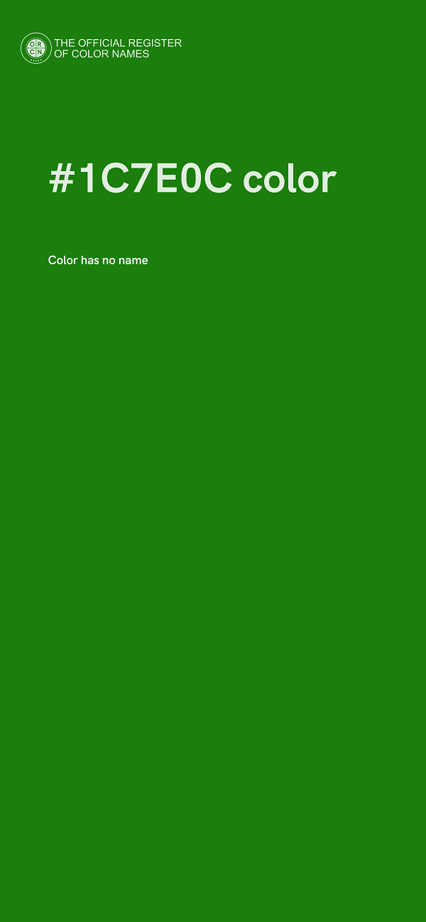 #1C7E0C color image