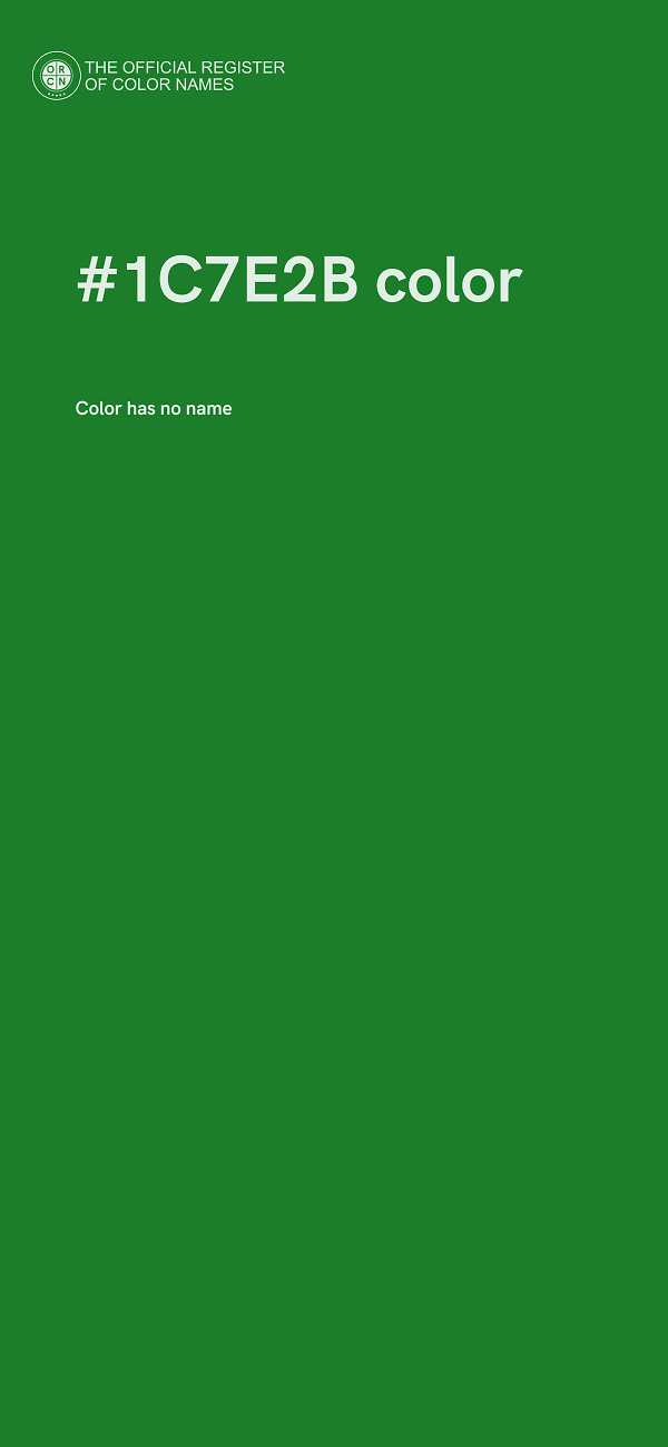 #1C7E2B color image