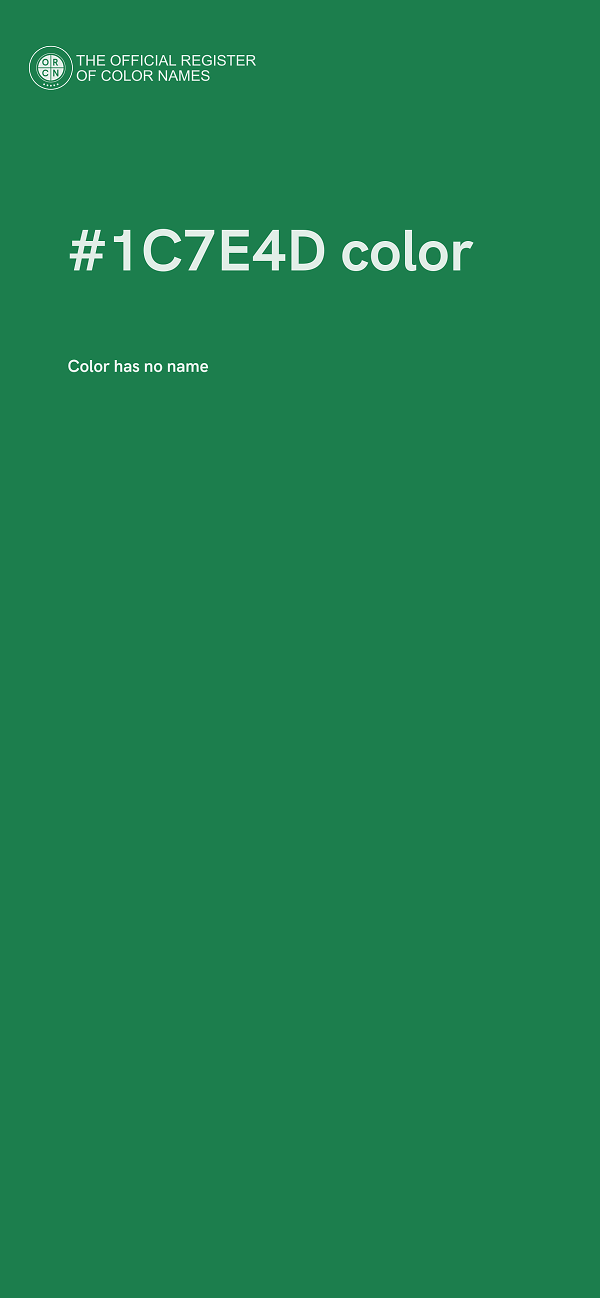 #1C7E4D color image