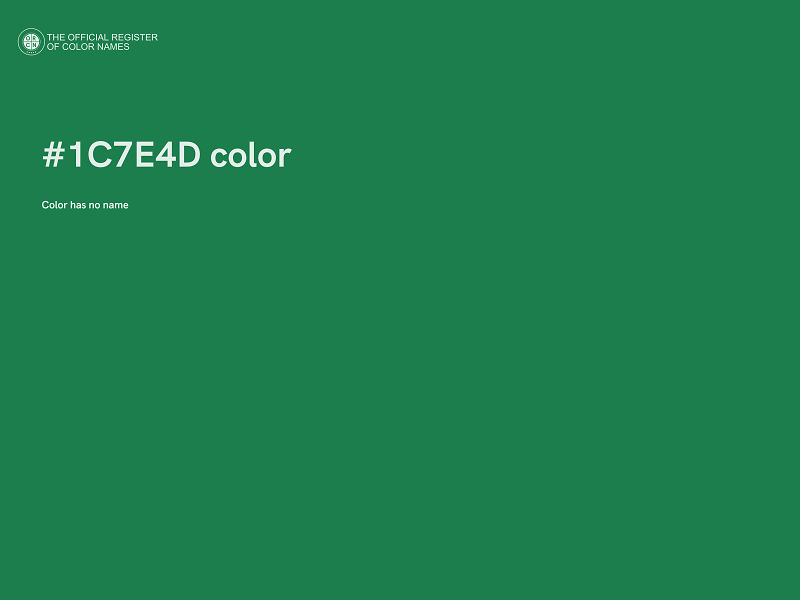 #1C7E4D color image