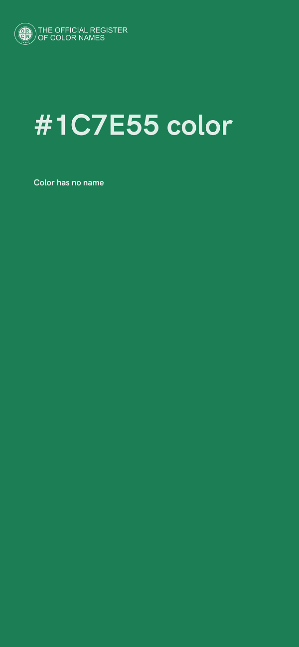 #1C7E55 color image