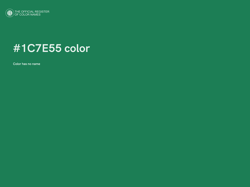 #1C7E55 color image