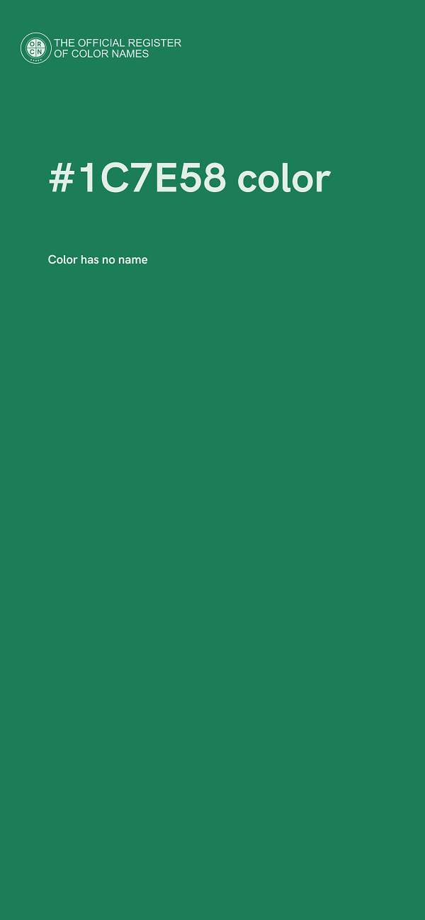 #1C7E58 color image