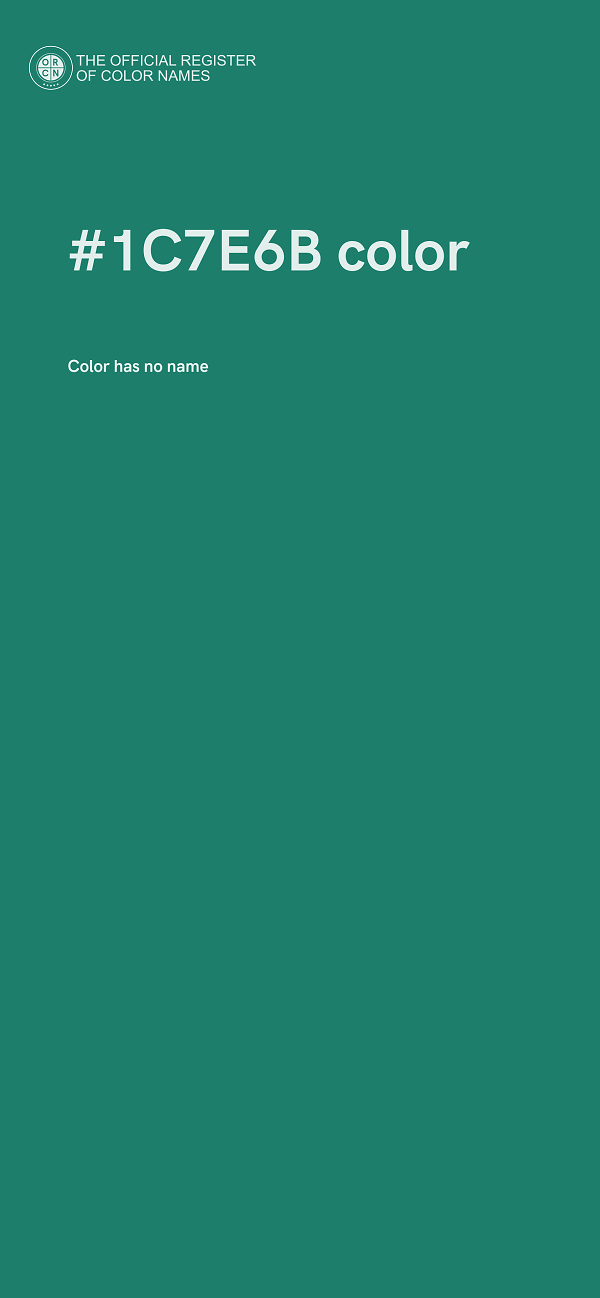 #1C7E6B color image