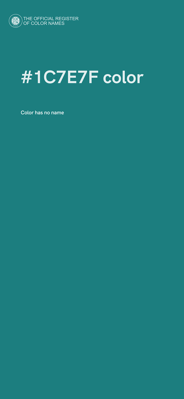 #1C7E7F color image