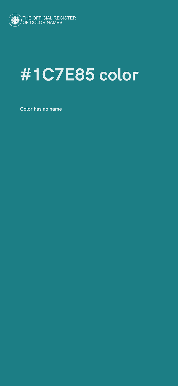 #1C7E85 color image
