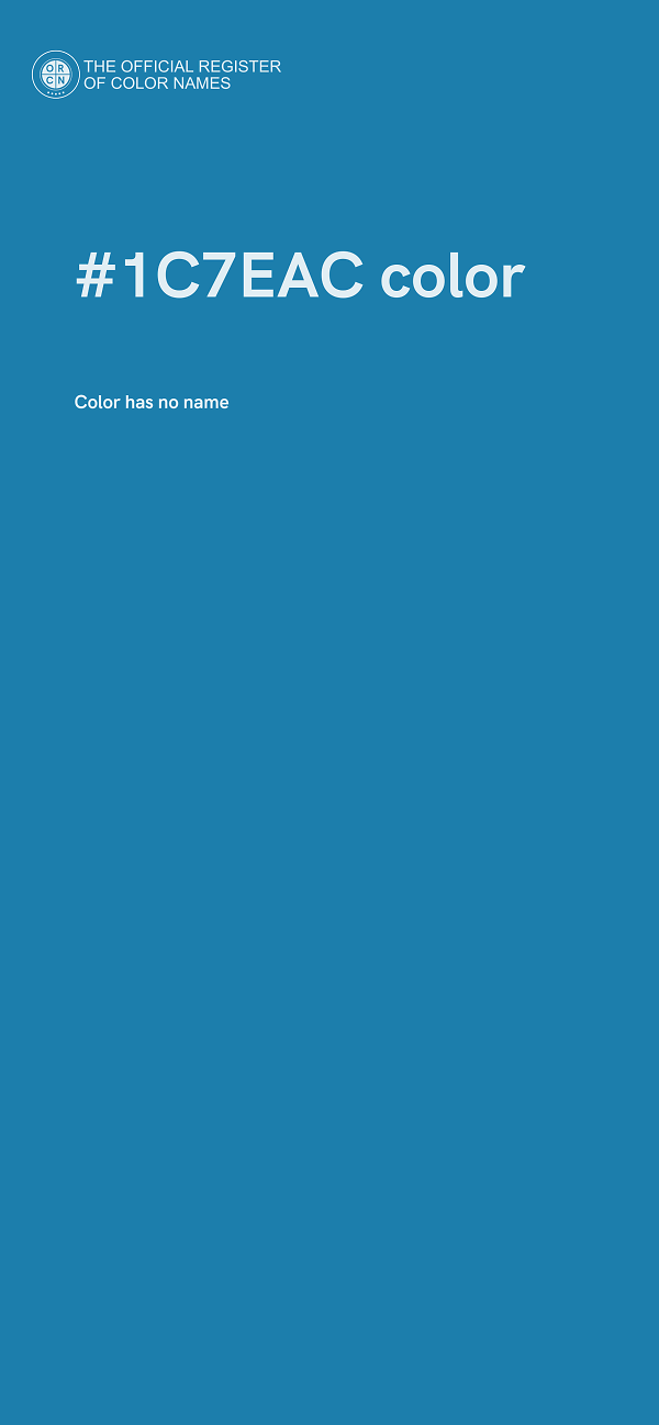 #1C7EAC color image