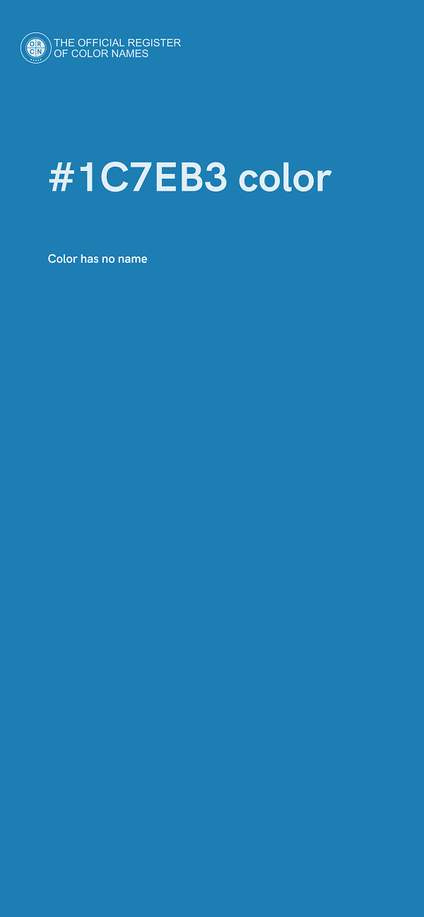 #1C7EB3 color image