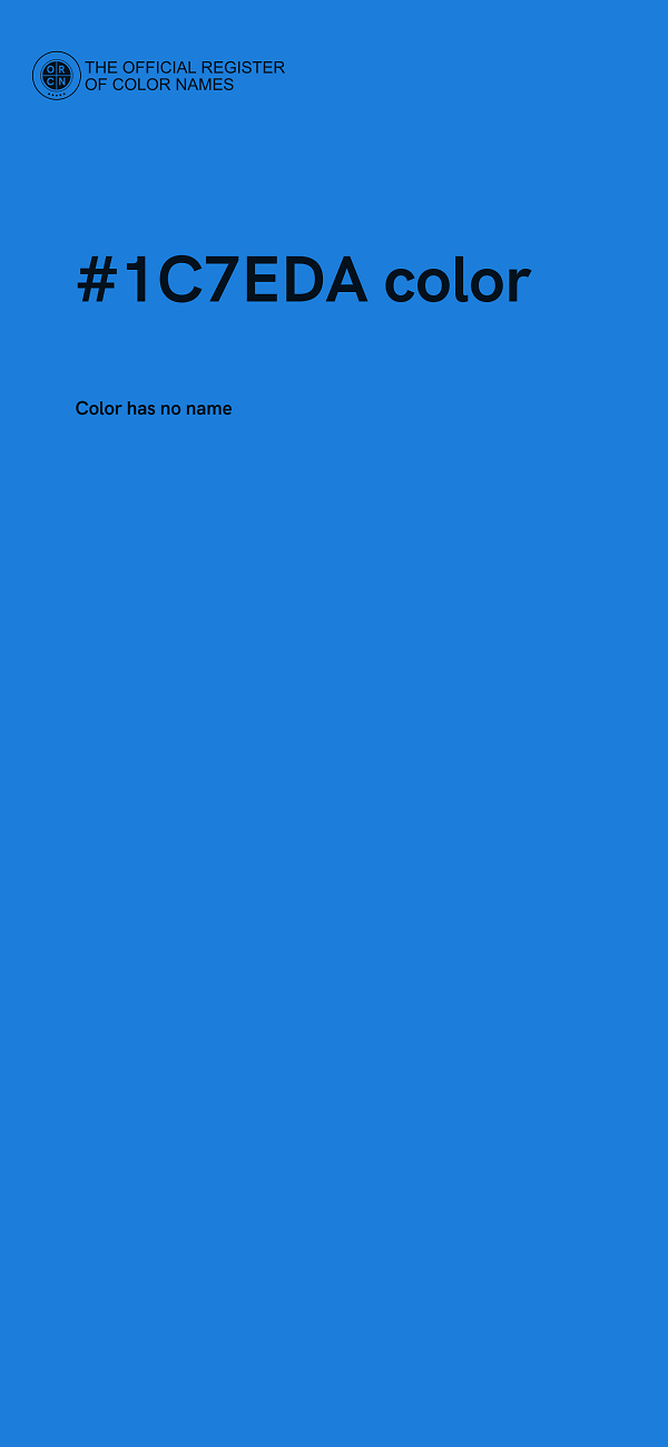 #1C7EDA color image