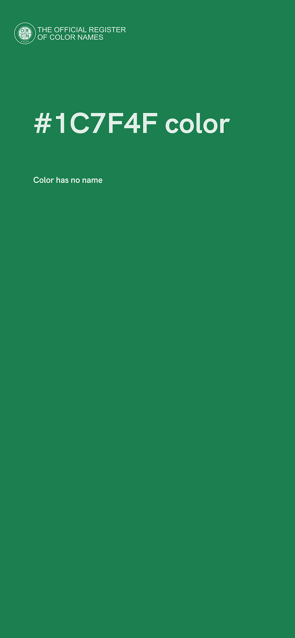 #1C7F4F color image