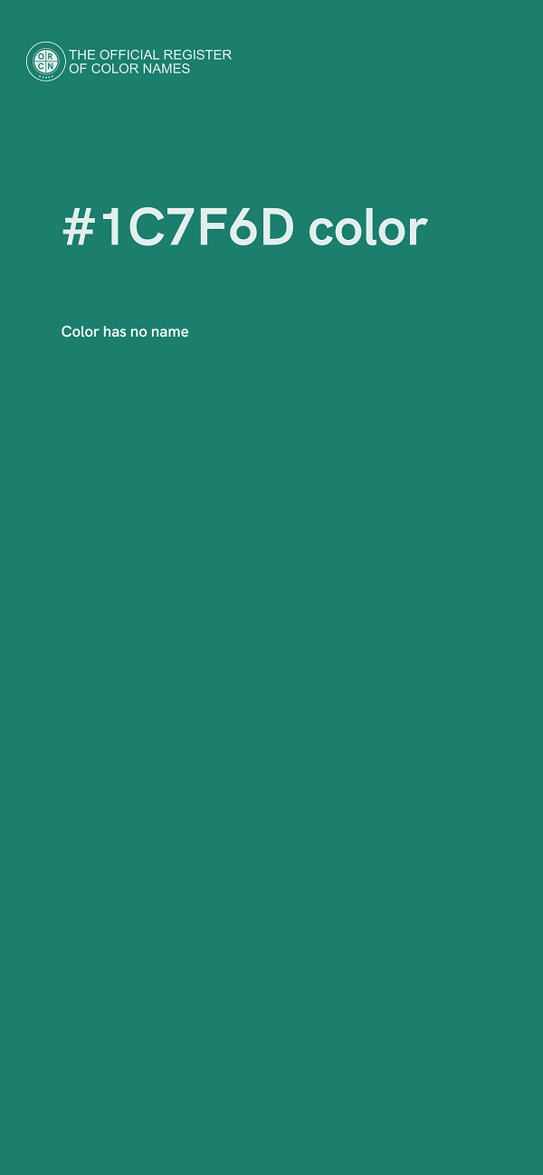#1C7F6D color image