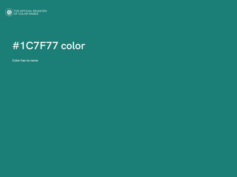 #1C7F77 color image
