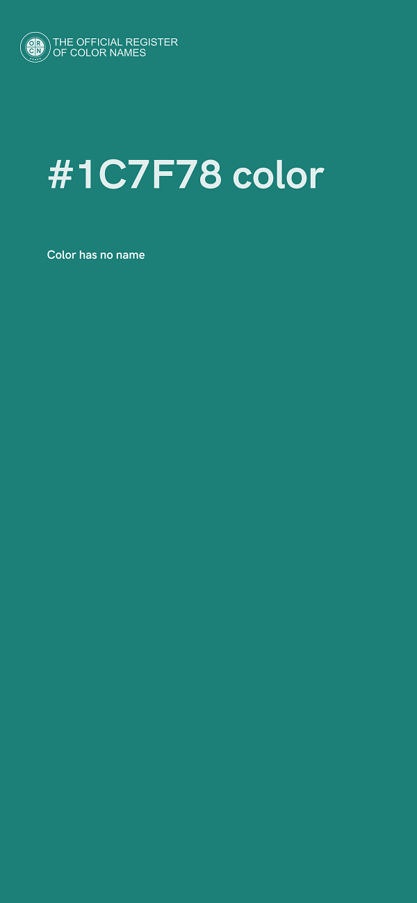 #1C7F78 color image