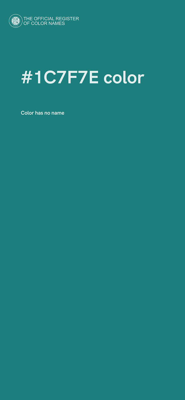 #1C7F7E color image