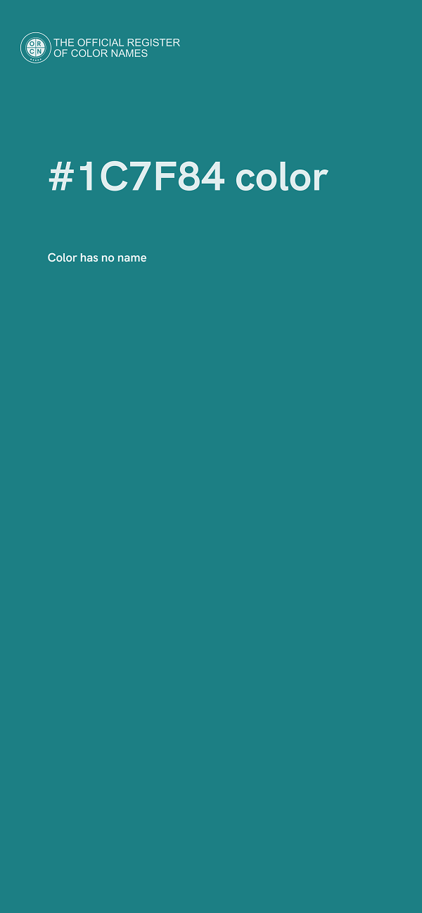 #1C7F84 color image