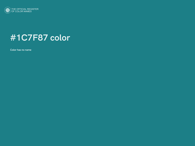 #1C7F87 color image