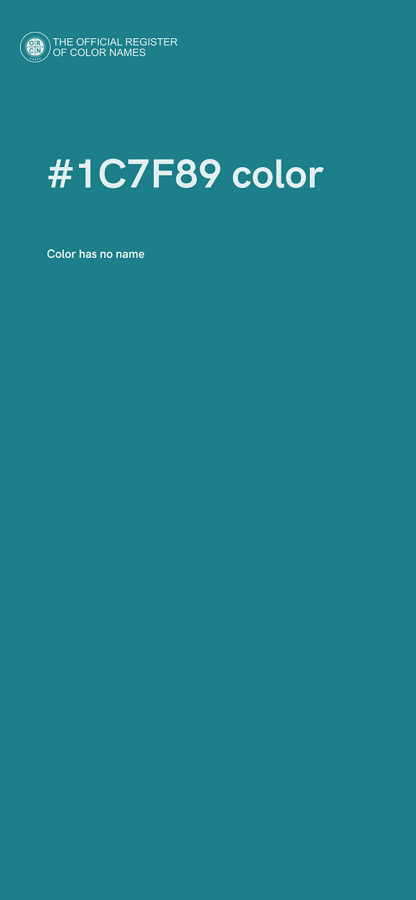 #1C7F89 color image