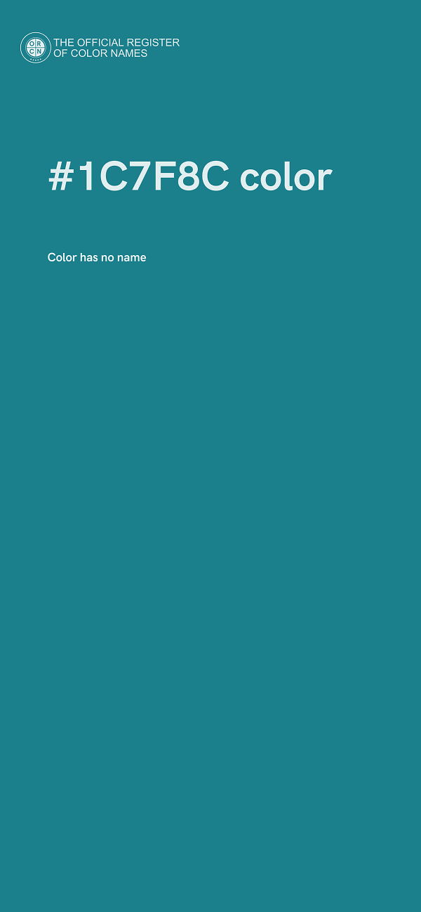 #1C7F8C color image