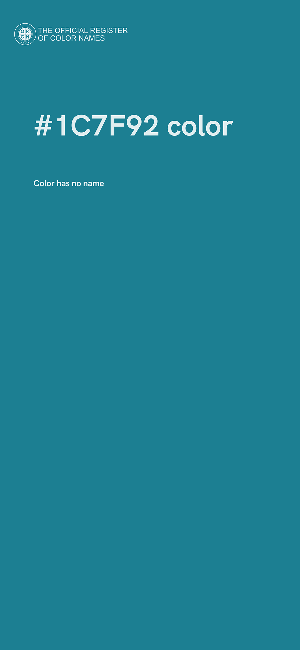 #1C7F92 color image