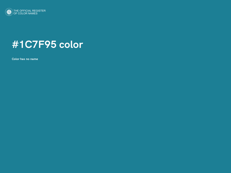 #1C7F95 color image