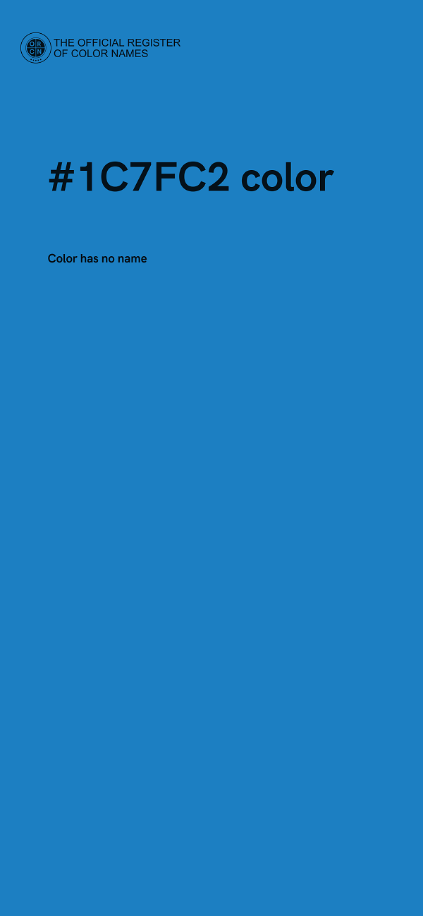 #1C7FC2 color image