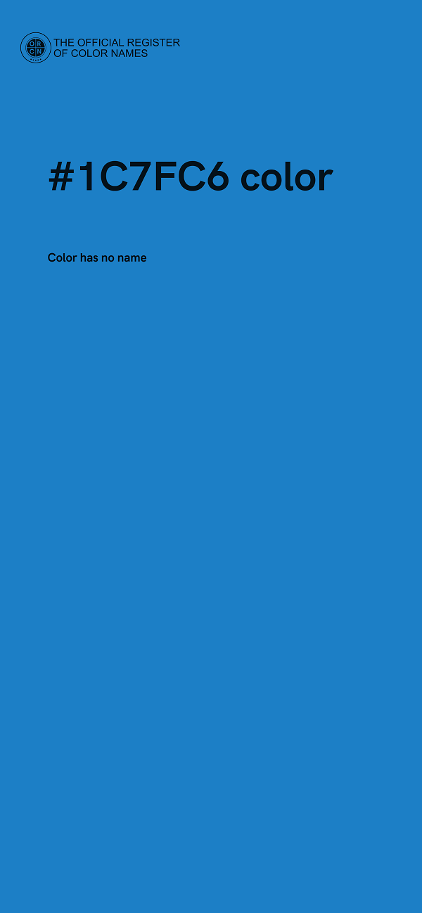 #1C7FC6 color image