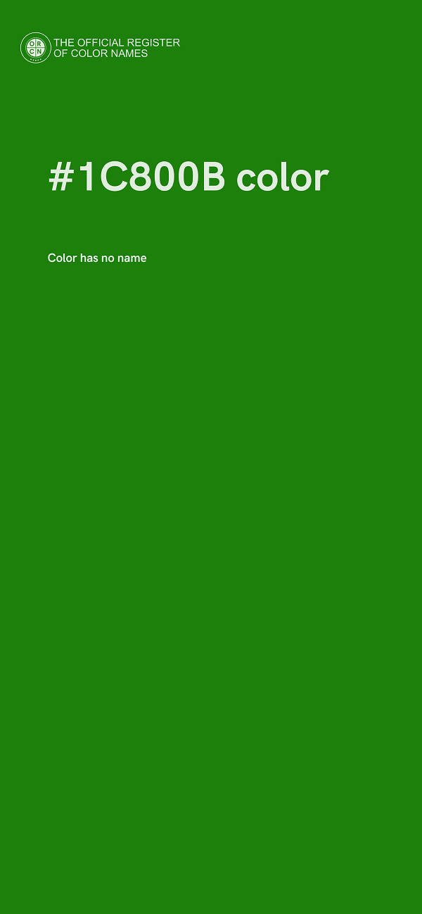 #1C800B color image
