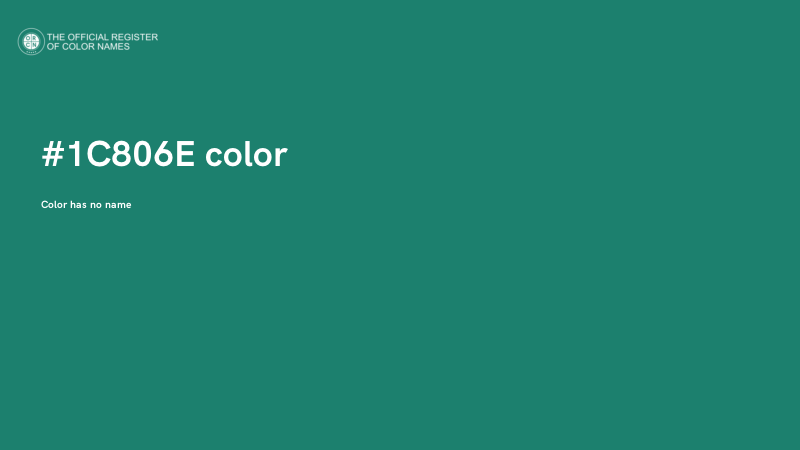 #1C806E color image