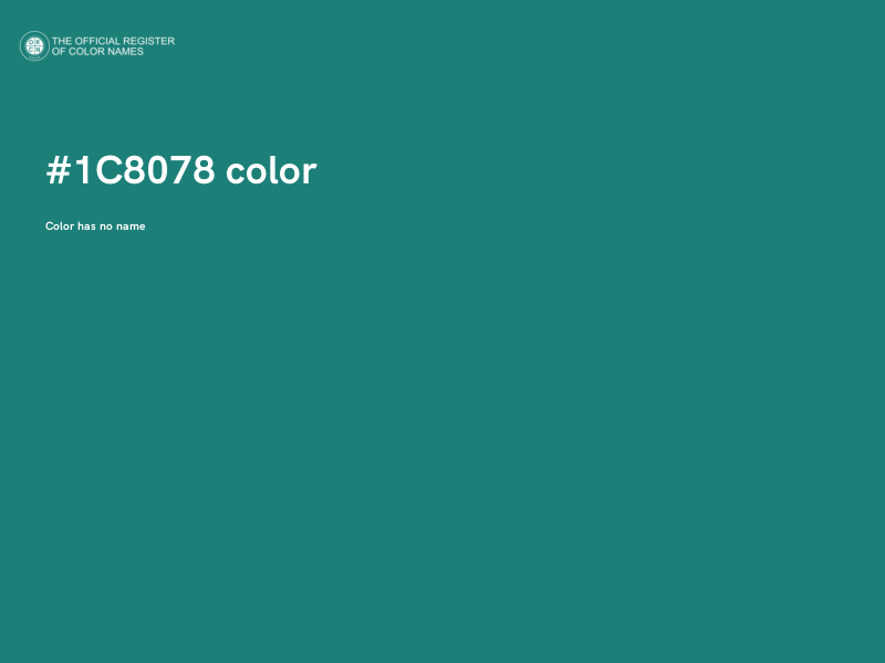 #1C8078 color image